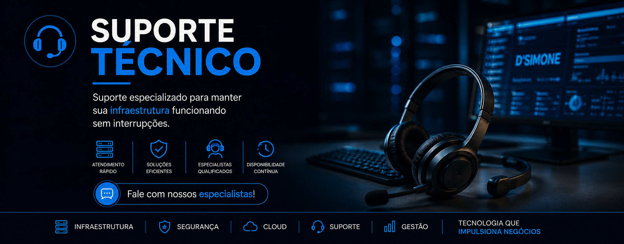 Suporte técnico D'Simone Tecnologia